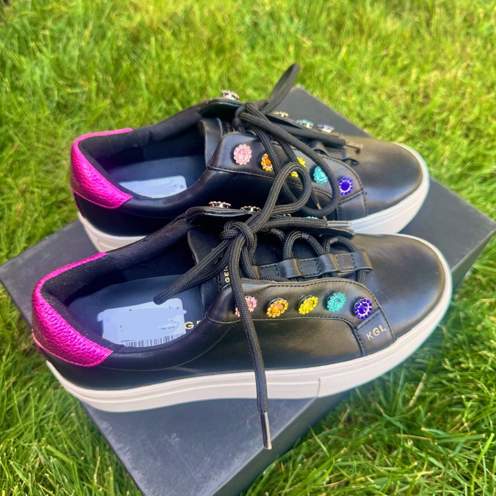 Kurt Geiger Tennis Shoes size 7 worn once for about 2hours comes with box
